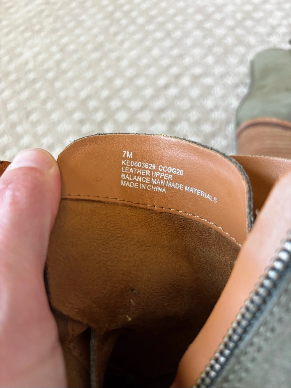 Kork-Ease Dee Hiker Grey-Green Suede Heeled Bootie